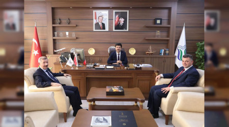 Mercan ve Sar'dan Rektr Sarbyk'a Ziyaret