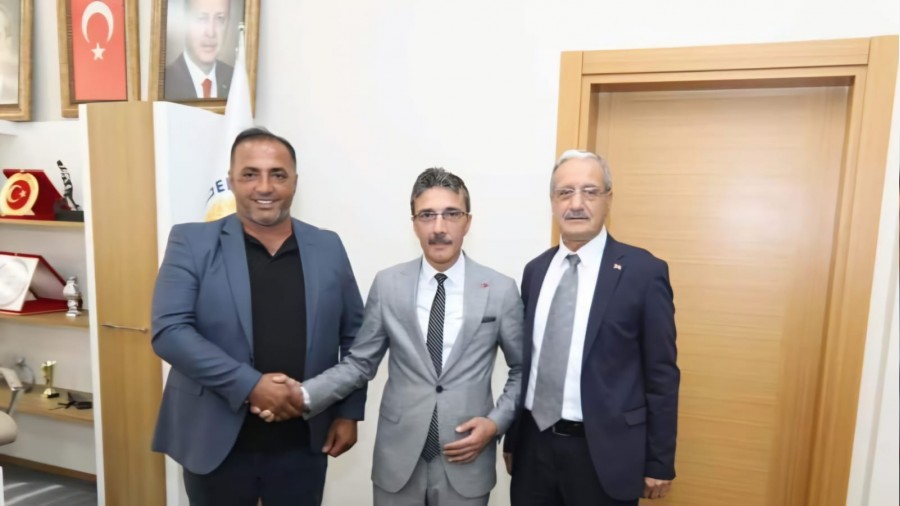 Akgn elik Prefabrik Yap, Hasan Akgn'den yeni Bakan enol Din ve Seluk Kurt'a ziyaret