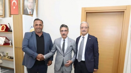Akgn elik Prefabrik Yap, Hasan Akgn'den yeni Bakan enol Din ve Seluk Kurt'a ziyaret