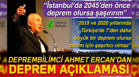 DEPREM PROFESR ERCAN 2045 TEN EVVEL BYK DEPREM BEKLEMYORUM!..