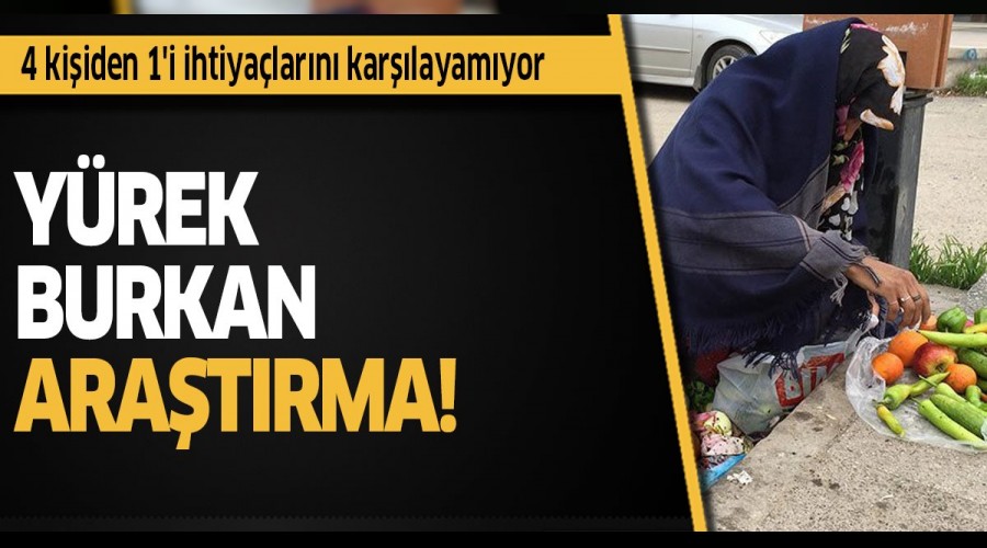4 kiiden 1i temel ihtiyalarn karlayamyor
