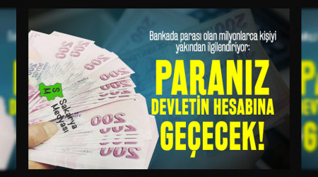 BANKALAR PARASI OLANLARIN DKKATNE!