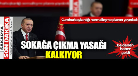 CUMHURBAŞKANI ERDOĞAN NORMALLEŞME SÜRECİNİ AÇIKLADI