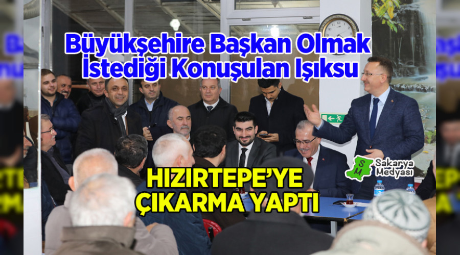 BAKAN IIKSU HIZIRTEPE'YE IKARMA YAPTI
