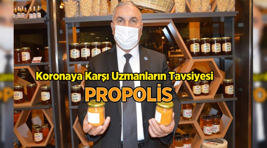 Hastalklara kar, Bal sirkesi ve Propolis.