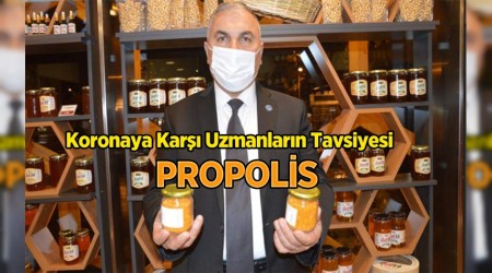 Hastalklara kar, Bal sirkesi ve Propolis.