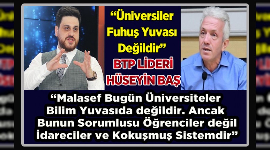 "niversiteler fuhu yuvas deildir"