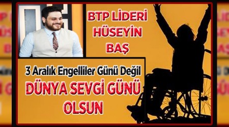"3 ARALIK ENGELLLER GN DEL SEVG GN OLSUN"