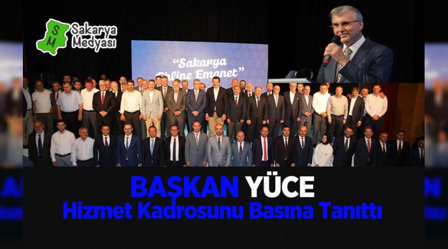 Büyükşehir'in hizmet kadrosu tanıtıldı