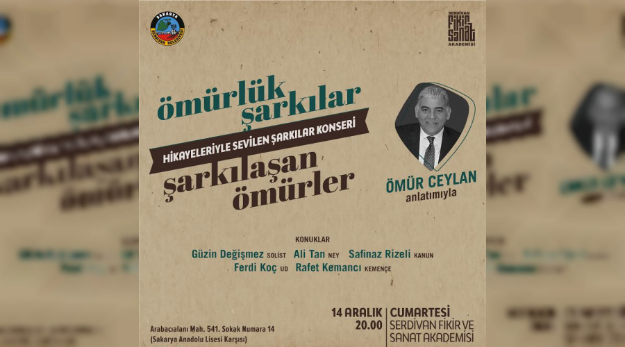 Ömürlük Şarkılar Anadolu'nun Akademisi'nde Hayat Bulacak