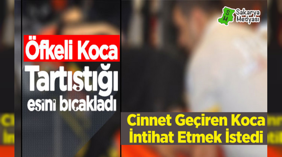 SAKARYA'DA ÖFKELİ KOCA KARISINI BIÇAKLADI