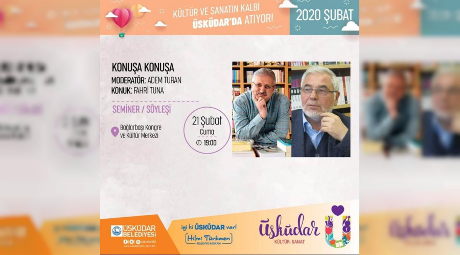 Tuna bu Cuma  Üsküdar Belediyesi Söyleşisinde