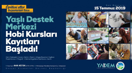YADEM'de hobi kursu kaytlar balad