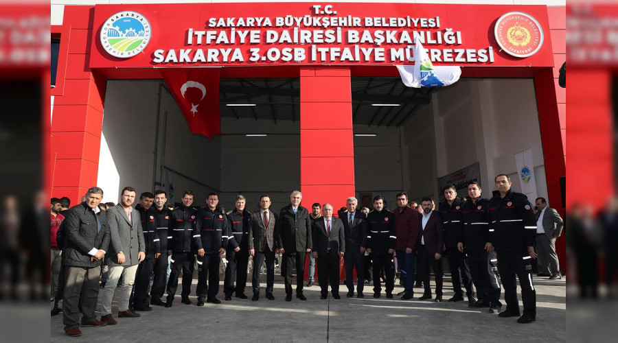 3. OSB itfaiye müfrezesi hizmete alındı