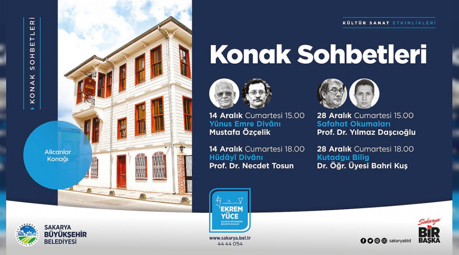 Aralık ?Konak Sohbetleri' başlıyor