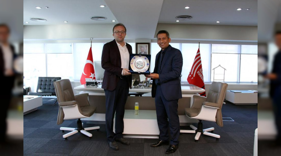 Baro Başkanı Burak'tan Duran'a ?hayırlı olsun' ziyareti