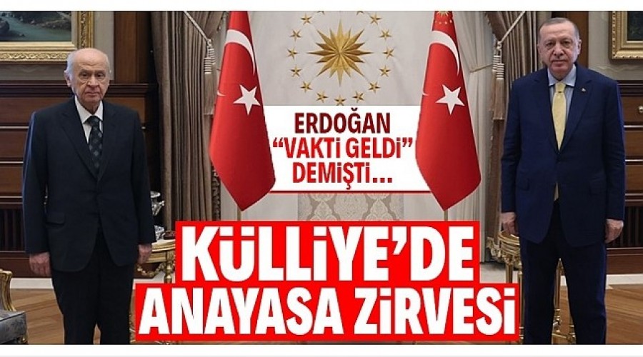 Cumhur ttifak Yeni Anayasa in bir araya geldi