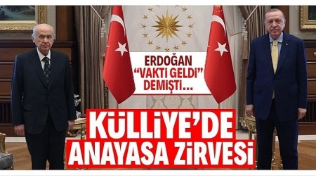 Cumhur ttifak Yeni Anayasa in bir araya geldi