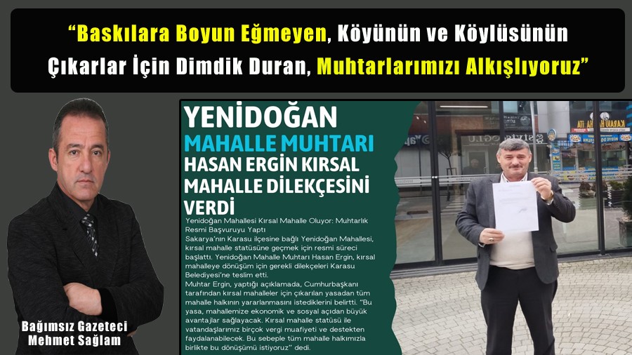 DELKANLI MUHTARLARIMIZI ALKILAMAYA DEVAM EDYORUZ...