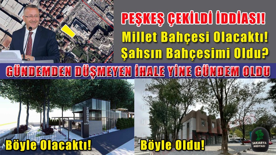 HALKIN BAHÇESİ NEDEN PEŞKEŞ ÇEKİLDİ İDDİASI...