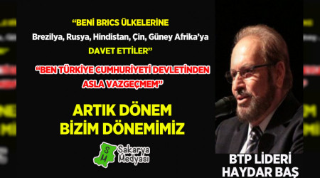 Prof. Dr. Haydar Ba: Devletten asla vazgemem