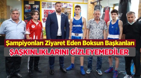 ampiyonlar yetitiren salonu bakanlar ziyaret etti