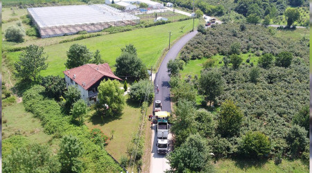 Akyaz ve Karaprek'te asfalt yenileme almalar balad