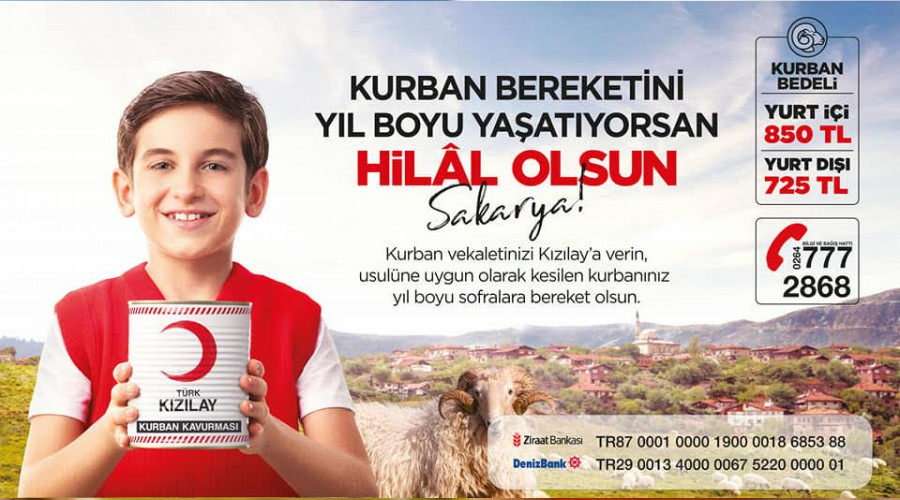 Bu senede hayrseverlerimiz HLAL OLSUN SAKARYA dedi.