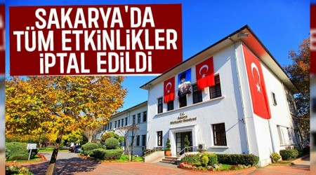 Büyükşehir’de tüm etkinlikler iptal edildi