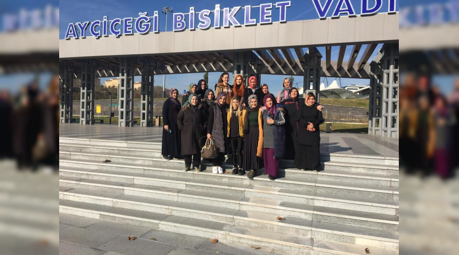 Halk Eğitim Merkezi kursiyerleri Bisiklet Vadisi'nde