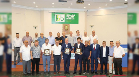 ISO 2. 500 Borsa yeleri Plaket Treni