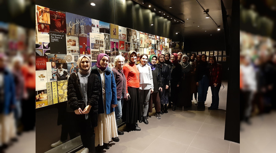 Moda öğrencileri Vakko'yu inceledi