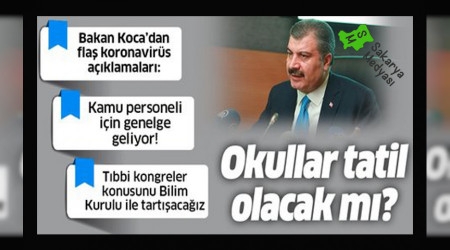 OKULLAR TATİL'Mİ EDİLECEK?