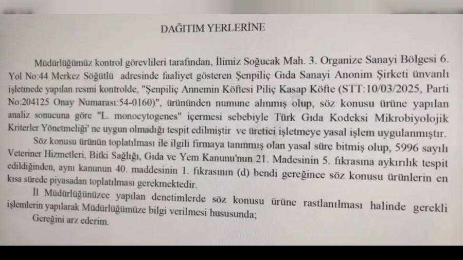 Şenpiliç yazısını paylaşan kişi hakkında suç duyuru