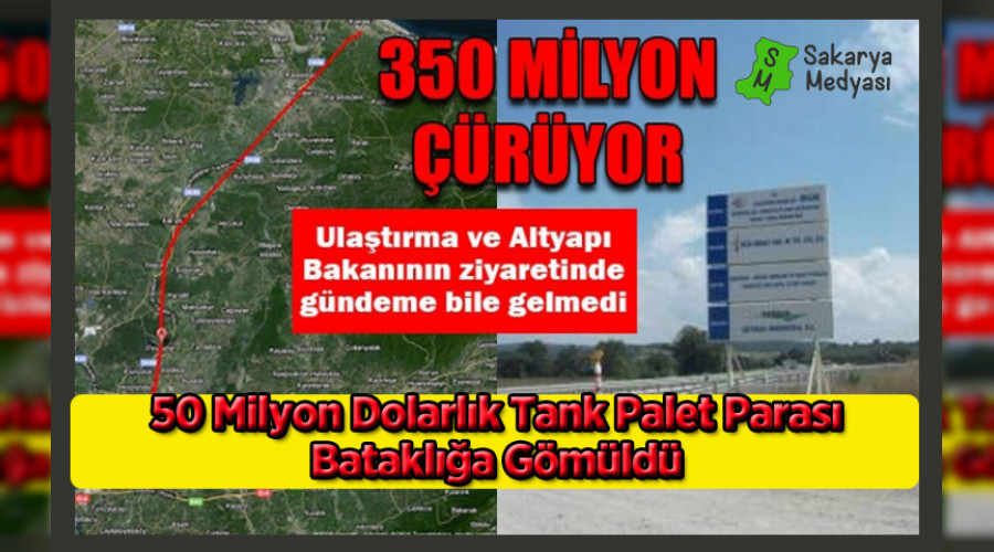 350 MİLYON LİRA BATAKLIĞA GÖMÜLDÜ