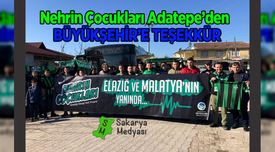 ADATEPE'DEN BÜYÜKŞEHİR'E TEŞEKKÜR GELDİ