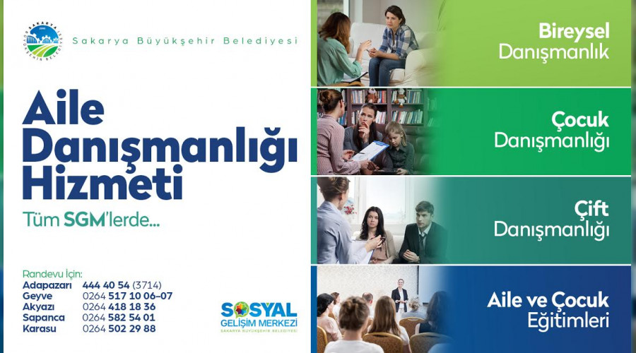 Aile Danmanl hizmetleri SGM'lerde