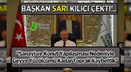 BAŞKAN SARI SANAYİ VE YAPILAŞMA HAKKINDA AÇIKLAMA YAPTI