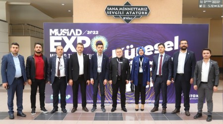 Mehmet Arac ve Nur Glandan  MSAD EXPOya anlaml ziyaret