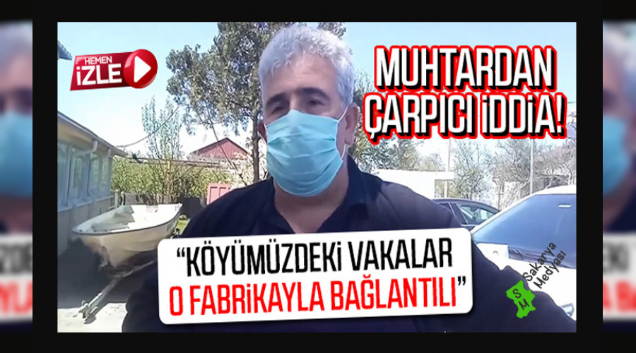 MUHTARDAN ÇARPICI KORONA İDDİASI