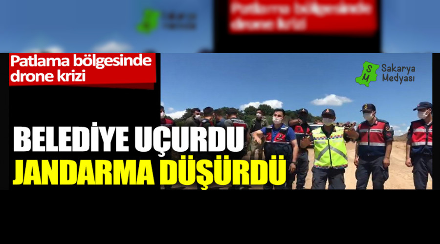 PATLAMA ALANINDA DRONE UÇURAN BÜYÜKŞEHİR PERSONELİ GÖZALTINA ALINDI!..