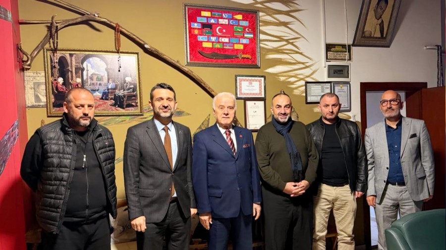 Yeniden Refah Partisi Heyetinden Gazeteci Levent Candan’a ziyaret