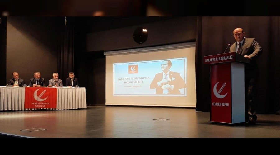 Yeniden Refah Partisi'nin Sakarya İl Divan Toplantısı yapıldı