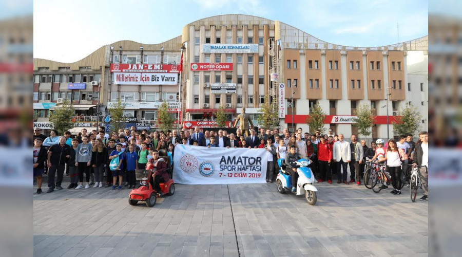 Amatör Spor Haftası Etkinlikleri Kortej Yürüyüşü İle Başladı