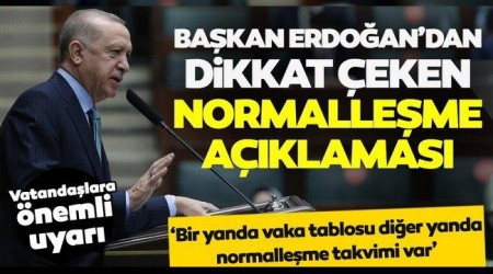 Bakan Erdoan'dan normalleme aklamas!