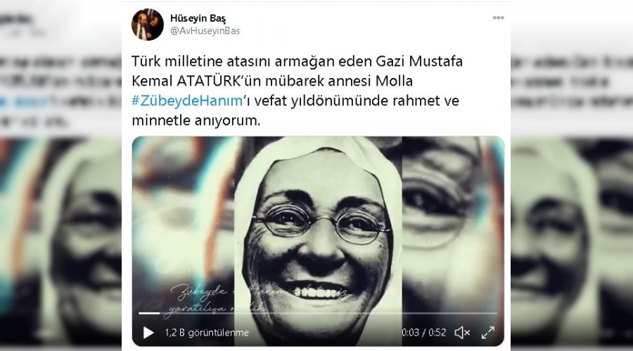 BTP GENEL BAŞKANI ATATÜRK'ÜN ANNESİ HAKKINDA PAYLAŞIM YAPTI!