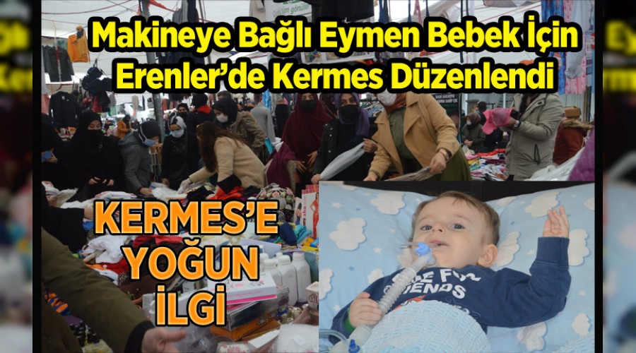Eymen bebek iin kermes dzenlediler