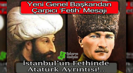 STANBUL'UN FETHNDE ARPICI ATATRK DETAYI