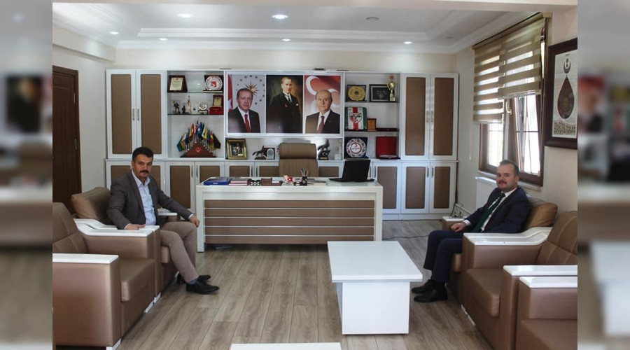 Tarakl Kaymakam Abdullah Arslantrk Belediye Bakan brahim Pilavc'y makamnda ziyaret etti