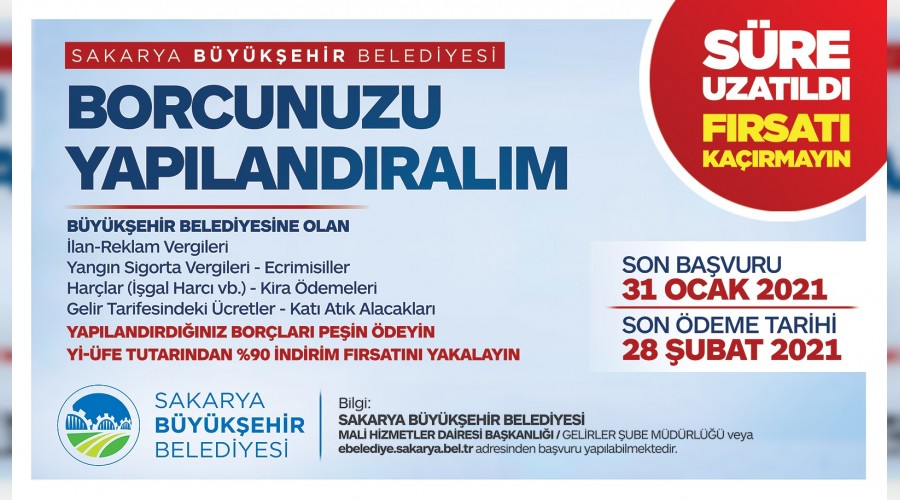 Yaplandrmalarda sre 31 Ocaka kadar uzatld